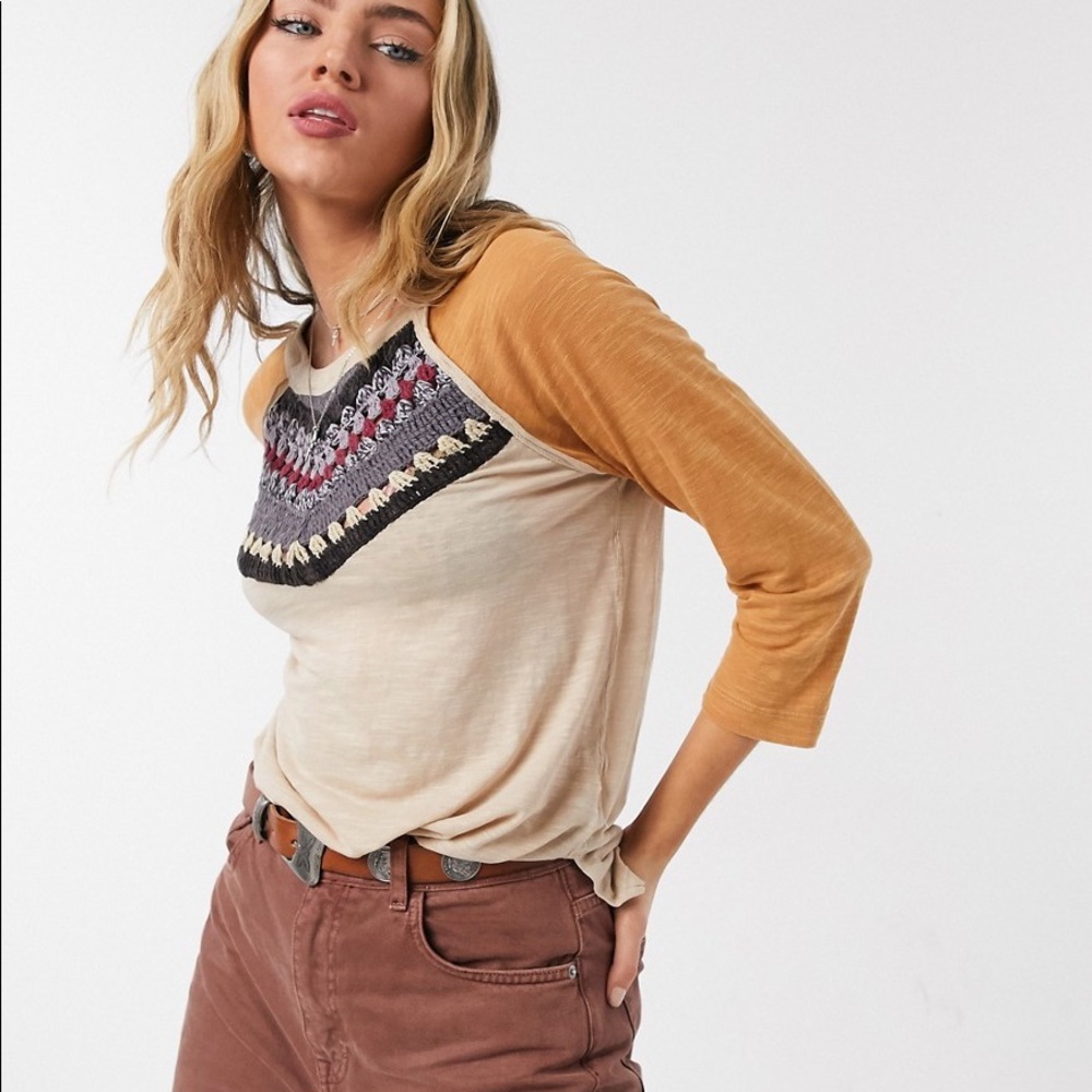 Free People Spring Bound Long Sleeve Shirt - Picture 2 of 9